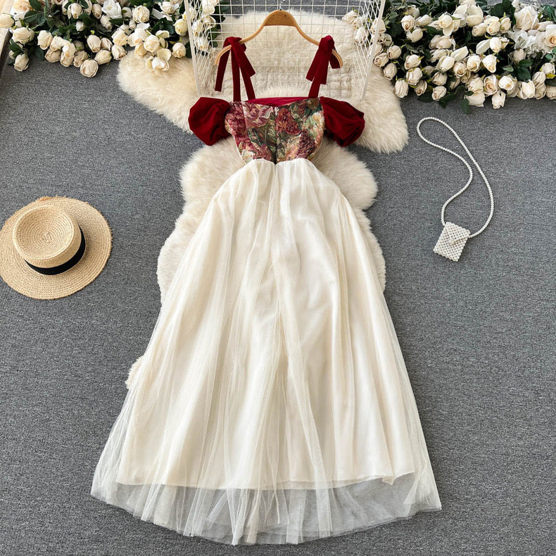 Beautiful Exclusive suspender  princess dress