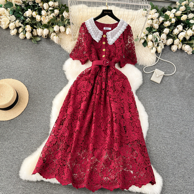 Embroidery Lace Dress