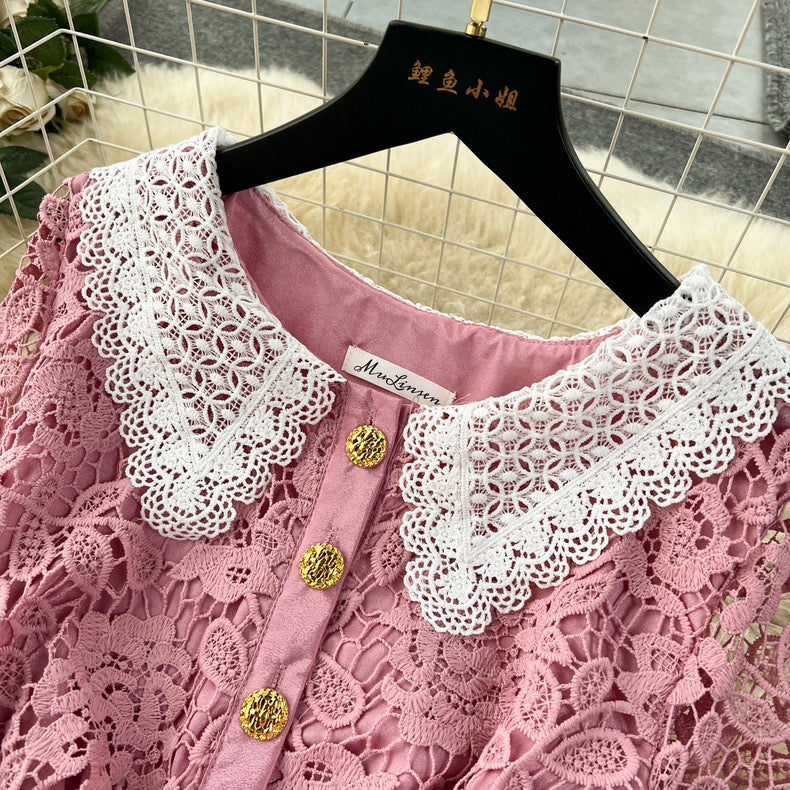 Embroidery Lace Dress