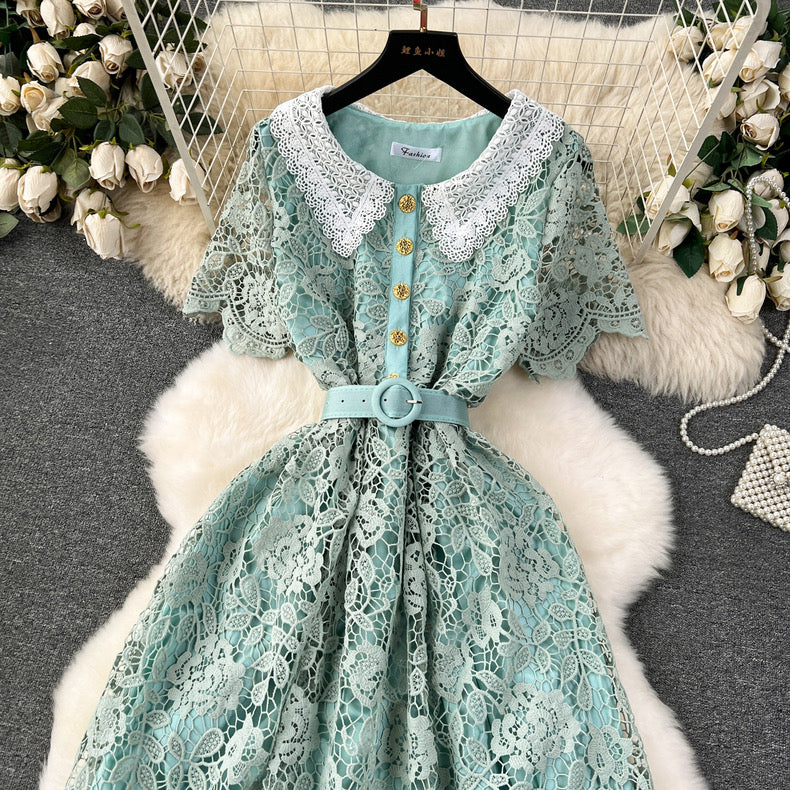 Embroidery Lace Dress