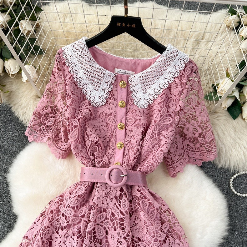 Embroidery Lace Dress