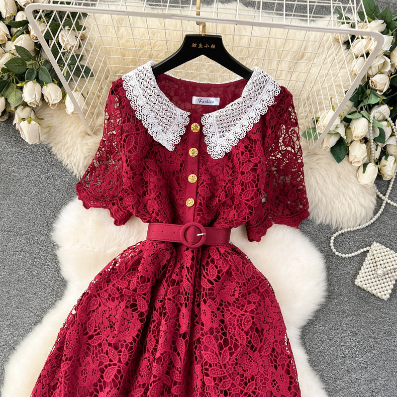 Embroidery Lace Dress