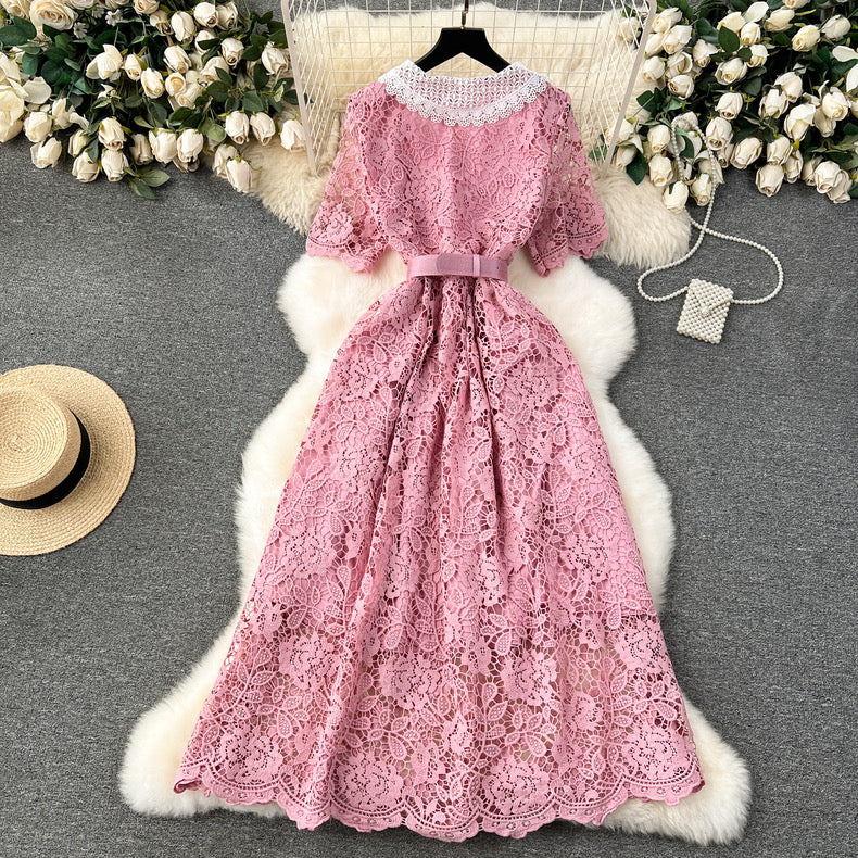 Embroidery Lace Dress