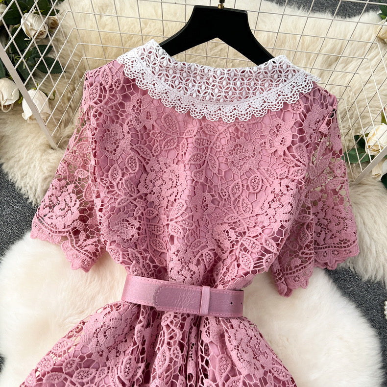 Embroidery Lace Dress