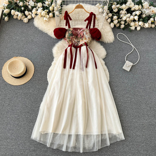 Beautiful Exclusive suspender  princess dress