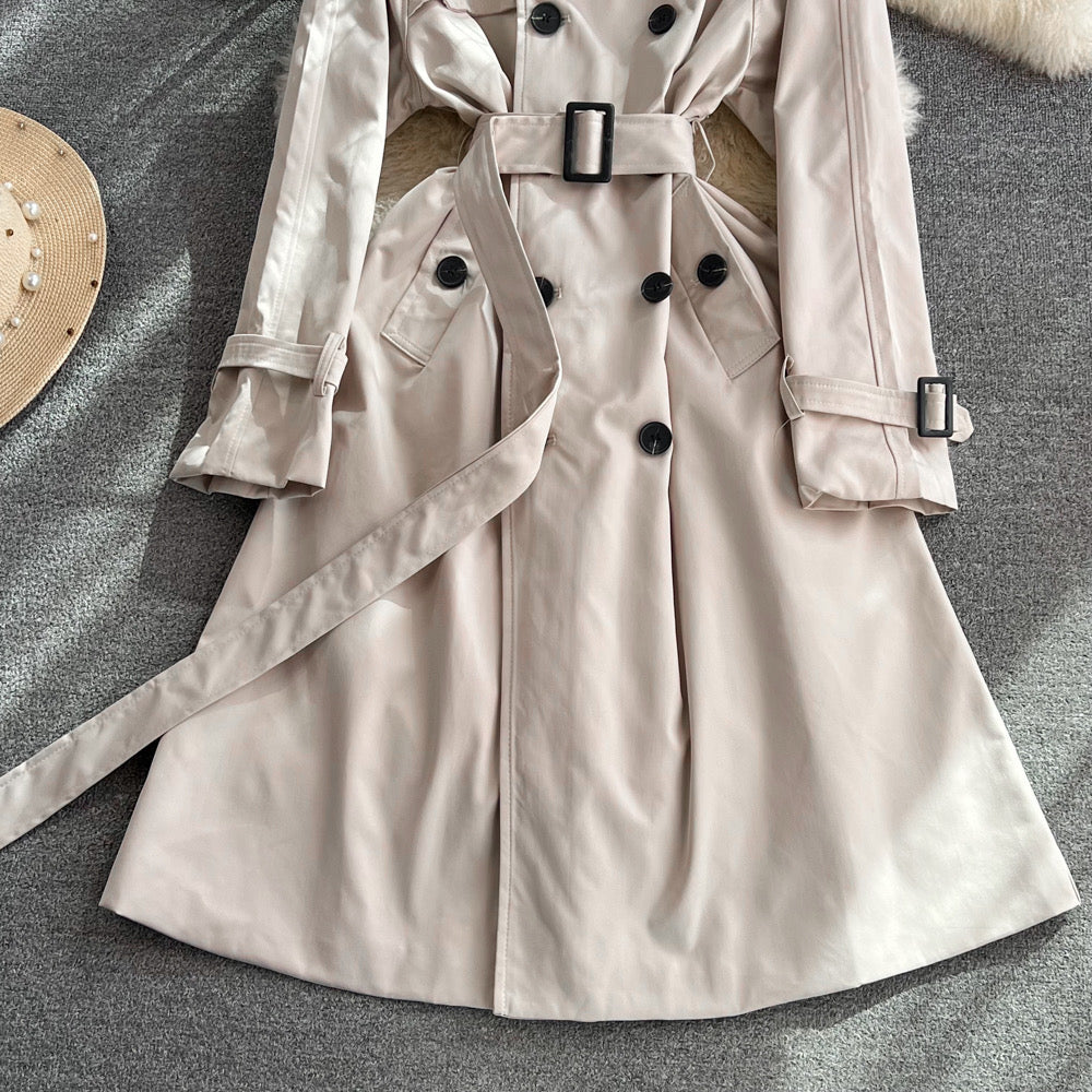 Winter Fashionable British Style Windbreaker loose overcoat