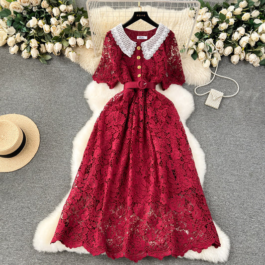 Embroidery Lace Dress